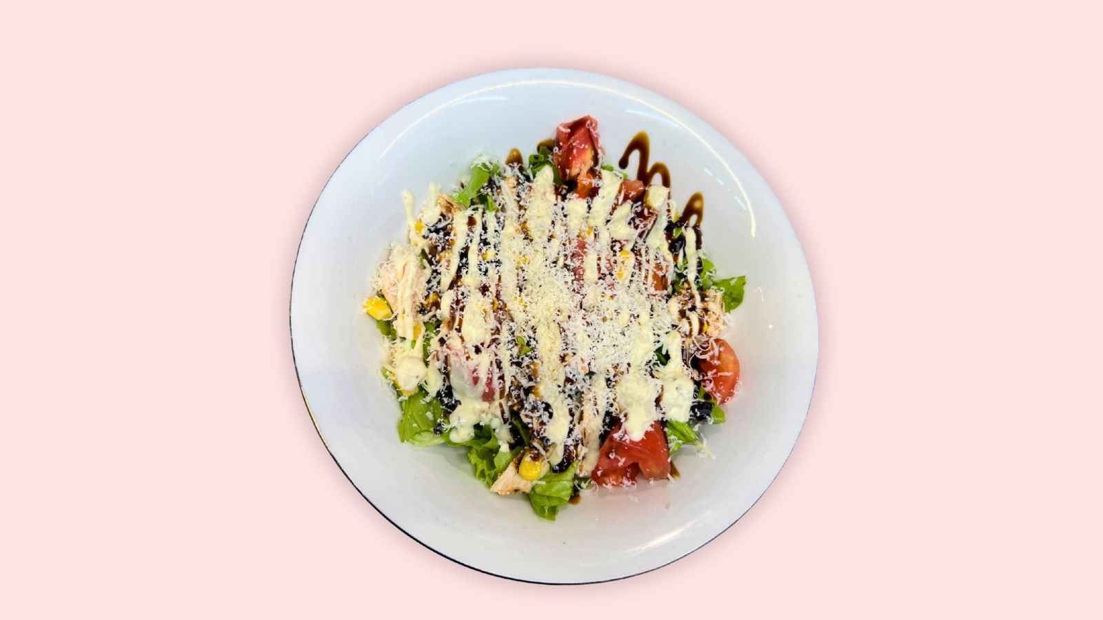 Caesar salad with grilled chicken